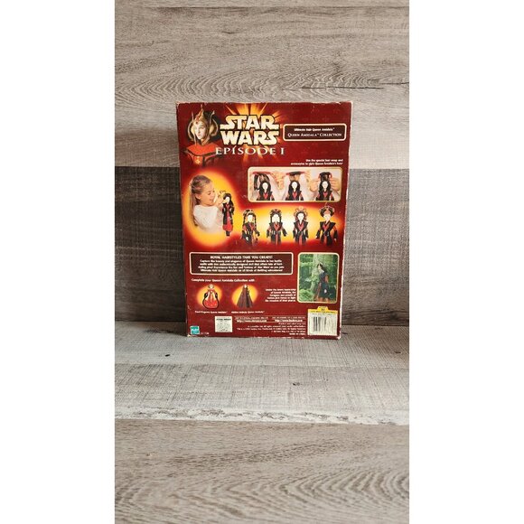 1998 Hasbro Star Wars Episode I 12" Ultimate Hair Queen Amidala Doll Figure - Picture 5 of 6